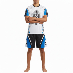 ชุดเสื้อฟุตบอลสปีดซอคเกอร์ปี 2026 แบบกำหนดเองได้ น้ำหนักเบา ระบายอากาศดี ไซส์พลัส พร้อมกางเกงขาสั้น สำหรับทีมและการฝึกซ้อม - Product Image 4