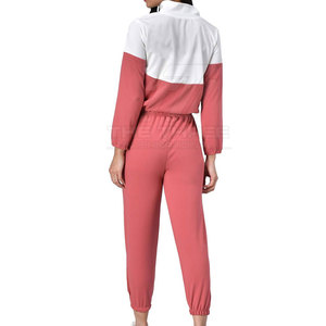 Conjuntos Deportivos Casuales de Invierno para Mujer, Estampados, con Cuello Alto, Contraste de Color, 100% Algodón y Diseño Transpirable, Más Vendidos - Product Image 2