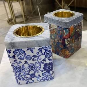 Inlaid Shell Aromatherapy Pot Botanical Inlay <b>Incense</b> <b>Burner</b> Charcoal Pot - Product Image 3