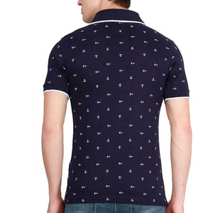 Blue Men's for <b>Shirt</b> <b>Half</b> Sleeve Jersey Cotton Casual <b>Button</b> Down Regular Solid Casual Wear - Product Image 3
