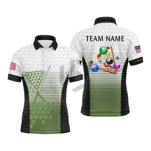Camisetas Polo Personalizadas con Sublimación para Hombre, Camisetas de Billar, Snooker y Fútbol - Product Image 1