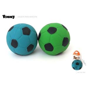 Ballon de football pour animaux de compagnie Yommy, 7 cm, en latex, jouet à mâcher pour chiens - Product Image 3