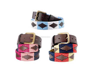Ceinture Polo en Cuir Véritable Personnalisée pour Hommes, Tressée à la Main, Broderie Gaucho, Prix Fournisseur Fabricant LPB-0040 - Product Image 6