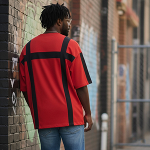 T-shirts OEM de luxe pour hommes, 100 % coton, effet vieilli, haute qualité, délavés à l'acide, coupe ample, épaules tombantes, style Hip Hop, séchage rapide - Product Image 2