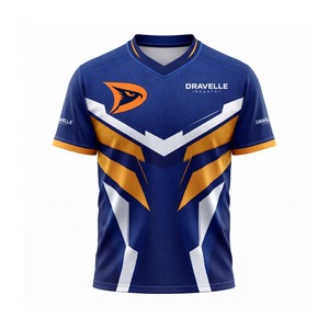 Jersey Deportivo Sublimado Personalizado, Ropa Deportiva Transpirable, Impresión de Logotipo Personalizado, Fabricante OEM ODM Dravelle Industry - Product Image 1