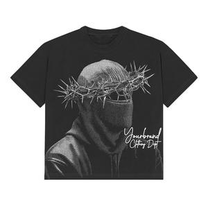 Camisetas de Hombre con Cuello Redondo 100% Algodón, Personalizadas, de Alta Demanda, Corte Holgado, para Hombre, Precios al por Mayor - Product Image 2