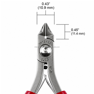 Professional Medium Taper Head Relief Razor <b>Flush</b> <b>Cutter</b> Tungsten Carbide Hard Wire Cutting Pliers for Jewelry Making - Product Image 6
