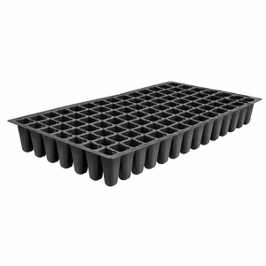 98 Hole Nursery Seedling <b>Tray</b> Heavy Duty PS <b>Plastic</b> Long Lasting Propagation <b>Trays</b> for Vegetables Herbs and Flowers - Product Image 4