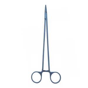 ชุดเครื่องมือผ่าตัด Debakey Needle Holder Forceps แบบเคลือบสีน้ำเงิน ผลิตจากเหล็กกล้าไร้สนิม ราคาถูก ขายส่งแบบ OEM - Product Image 3