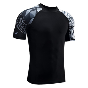 Camiseta de Compresión Deportiva para Hombre con Logotipo Personalizado, Manga Corta, Transpirable, Elástica, Fabricante, Suministro al por Mayor - Product Image 3