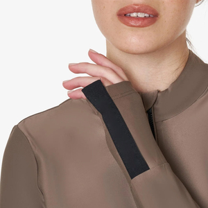 Chemises d'équitation à manches longues personnalisables pour femmes, style western, écologiques, avec fermeture éclair, compression, en coton, couche de base - Product Image 6