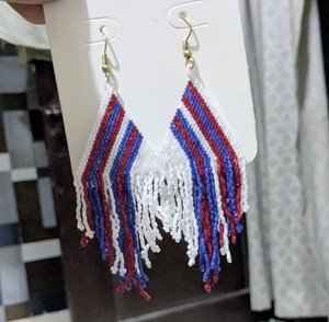 Pendientes Bohemios de Lujo de Alta Gama para Verano, con Cuentas Miyuki y Diseño de Gota Tejida, Estilo Vibrante y a la Moda - Product Image 1