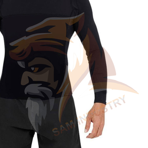 เสื้อแรชการ์ดผู้ชายรุ่นล่าสุด คุณภาพสูง ตัดเย็บตามสั่ง ระบายอากาศได้ดี พร้อมโลโก้ ขนาด และสีที่กำหนดเองได้ - Product Image 5