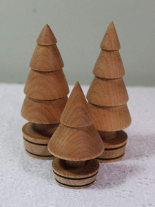 Custom Merry <b>Christmas</b> <b>Wooden</b> Xmas <b>Tree</b> for Table Home Decoration - Product Image 4