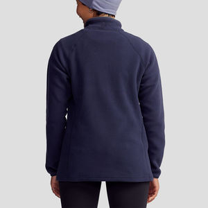 Sudadera de Forro Polar para Mujer, Lisa, con Logotipo Personalizado, Transpirable, Ecológica, Oversize, Cuello Redondo, para Invierno, Gimnasio, Chándal - Product Image 2