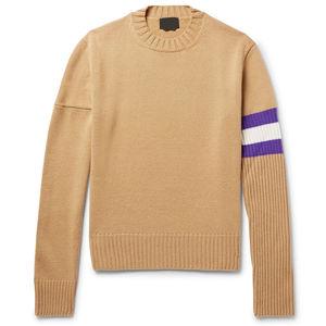 Suéter de Invierno 2026 de Alta Calidad para Hombre, 100% Fibra de Bambú, Diseño de Logotipo Personalizado, Estilo TWINSET, Cuello en V - Product Image 6