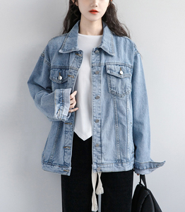 Chaqueta de Cuero Azul para Hombre, Diseño Nuevo de Primavera/Otoño, Estilo Casual, Holgada, de Secado Rápido, Transpirable, Manga Larga - Product Image 4
