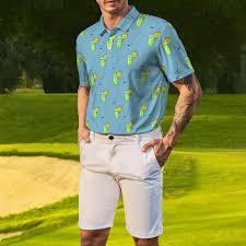 เสื้อโปโลพิมพ์ลายแบบ Sublimation ทั้งตัวสำหรับผู้ชาย ปี 2026 พร้อมโลโก้สั่งทำ สีฟ้าอ่อน ดีไซน์แปลกใหม่ สำหรับกอล์ฟ ผลิตจากผ้าระบายอากาศ แห้งเร็ว - Product Image 2