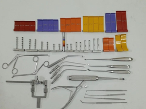 Kit de rétracteur lombaire manuel avec outils de laminectomie en acier inoxydable pour les procédures de chirurgie orthopédique - Product Image 4