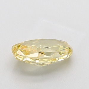 Diamant ovale fantaisie jaune intense de 2,57 carats, pureté VS1, excellente taille, diamant certifié pour bijoux de luxe - Product Image 3
