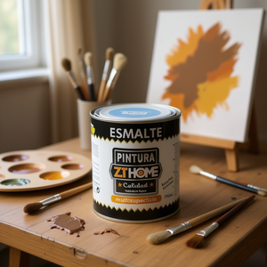 Peinture acrylique MARRON TABACO 750ML en conserve - Product Image 3