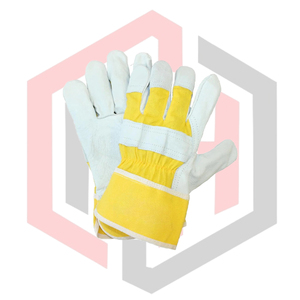 ถุงมือหนังสำหรับงานหนัก ป้องกันแรงกระแทก ทนไฟ ทนการฉีกขาด ระบายอากาศได้ดี ปราศจากซิลิโคน ปราศจากแป้ง ป้องกันไฟฟ้าสถิต รุ่นคลาสสิก - Product Image 1