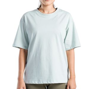 Camiseta Oversize Personalizada para Mujer, Ajuste Holgado, Informal, para Gimnasio, Transpirable, de Algodón Suave, para Fitness, Yoga, Running, Deportes, Lisa - Product Image 1
