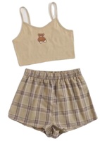 Sous-vêtements sexy, babydoll pour femmes, pyjamas de luxe, vêtements de nuit, col en V, sans manches, printemps été, respirant, séchage rapide, tricoté, élastique