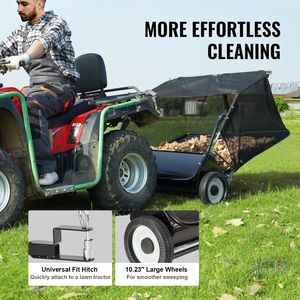 Parti e Accessori per Tosaerba Spazzatrice a Spinta da 50 Pollici 26 Cu. Ft. Raccoglitore di foglie e erba di grande capacità, spazzatrice da giardino per impieghi gravosi - Product Image 6