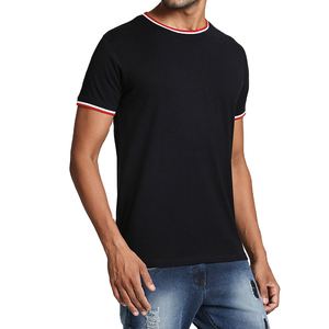 ผู้ผลิตเสื้อ OEM เสื้อยืดคอกลมแขนสั้นผู้ชายผ้าฝ้าย 100% สองสี สวมใส่สบาย ระบายอากาศได้ดี แห้งเร็ว เหมาะสำหรับออกกำลังกาย - Product Image 4