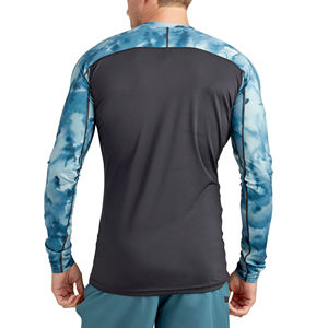 Maillot de compression personnalisé pour hommes MMA Rash Guard, haut d'entraînement BJJ, UPF50, respirant, séchage rapide, 100% polyester, fabricant OEM - Product Image 4