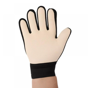 Gants de gardien de but de football vert-noir, à doigts complets, antidérapants, respirants, avec sangle de poignet réglable, équipement sportif unisexe - Product Image 2