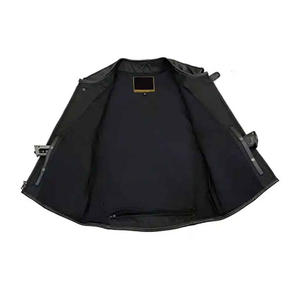 ดีไซน์ใหม่ล่าสุดปี 2026 เสื้อกั๊กหนังสไตล์นักแข่งสำหรับผู้ชาย ระบายอากาศได้ดี กันน้ำ เป็นมิตรกับสิ่งแวดล้อม เสื้อคลุมฤดูหนาวจากปากีสถาน - Product Image 6