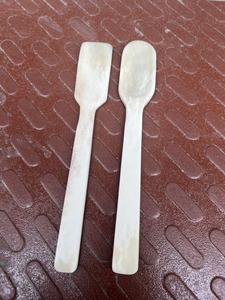 Cuillère en os de buffle naturel poli à la main de 5 mm d'épaisseur, vaisselle de luxe, coffrets cadeaux, utilisation hôtelière - Durable et écologique - Product Image 5