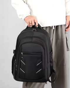 Customized Logo American Style <b>Canvas</b> School Backpack <b>Large</b> Capacity Travel Laptop <b>Bag</b> - Product Image 3