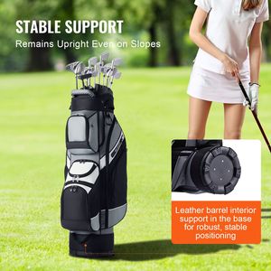 Borsa da Golf per Carrello con 14 Divisori, 41FT, 13 Tasche, in Nylon Premium Resistente, con Manici - Product Image 6