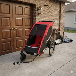 Remolque de Bicicleta para Bebés TC-2024S, Carriola 3 en 1, Diseño Ligero para Aventuras al Aire Libre - Product Image 3