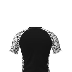 T-shirt de sport à manches courtes Solid Trader Premium Touch, haute élasticité, contrôle de l'humidité, confortable, vêtement de sport actif, rashguard - Product Image 4