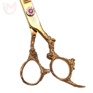 Ciseaux de barbier professionnels de haute qualité de 6 pouces en acier inoxydable tranchant pour droitiers avec bord de lame de rasoir - Product Image 3