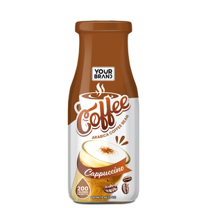 กาแฟคาปูชิโน่ OEM ODM แบรนด์ส่วนตัว บรรจุขวด 280 มล. พร้อมดื่ม กาแฟอาราบิก้า ขายส่ง กาแฟสำเร็จรูปจากเวียดนาม ความหวาน 12 บริกซ์ - Product Image 1