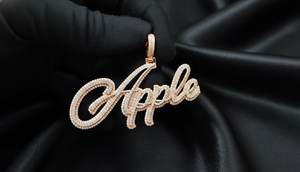 Colgante de Letra de Plata de Ley 925 Bicolor con Moissanita VVS, Estilo Hip Hop Iced Out, Dijes Personalizados con Iniciales y Nombres - Product Image 6