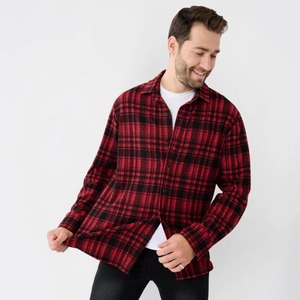 Camisa Formal de Manga Larga Sin Arrugas, Camisa Casual Elegante de Manga Larga, Camisa de Invierno de Algodón Cepillado de Manga Larga - Product Image 6