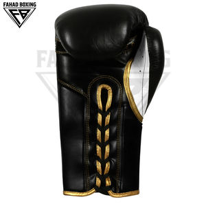 Guantes de entrenamiento de cuero genuino de vaca, personalizados con su propio logotipo, de la más alta calidad, cómodos, suaves al tacto, con dedos completos, precio al por mayor - Product Image 3