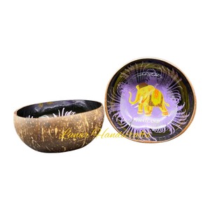 Hot New Brand Premium Quality Coconut Bowl Lacquerware hecho a mano en estilo único Reutilizable Coconut Bowl - Product Image 5