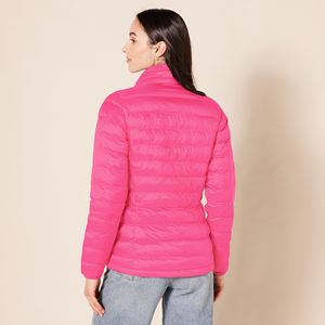 Custom Made Women's Puffer Jacket <b>Thick</b> Bubble <b>Winter</b> <b>Coat</b> with Private Label Regular Fit Solid Color Polyester Wadding - Product Image 2