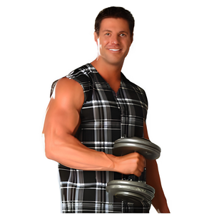 Cast Iron Muscle Vest Gym Workout Fitness Tank Top Sleeveless Bodybuilding Athletic Training Adjustable Unisex Home Use - Product Image 2