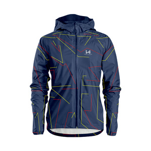 Custom Thin Nylon Coated Hooded Windbreaker Zipper Men's Jackets Eco Friendly Quick Dry Breathable Spring Wear Outerwear Jackets - Product Image 5