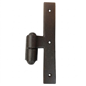 Factory Direct Wrought Iron Strap Hinge Rustic Black <b>Barn</b> <b>Door</b> <b>Hardware</b> Antique Forged Gate T-Hinge For Wooden Fences And Sheds - Product Image 3