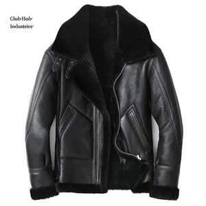 Chaqueta de Cuero Negra de Alta Calidad para Hombre, Abrigo de Invierno Económico, Chaqueta de Cuero Negra de Invierno para Hombre, Estilo Premium a Precio Económico - Product Image 1