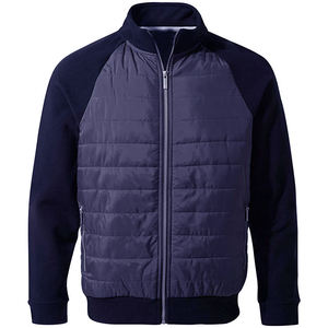 New Arrive Unique Design High Quality Custom Coated Stand Collar Quilted Puffer Jacket <b>Men</b> Low Cost Hooded Front Logo - Product Image 3